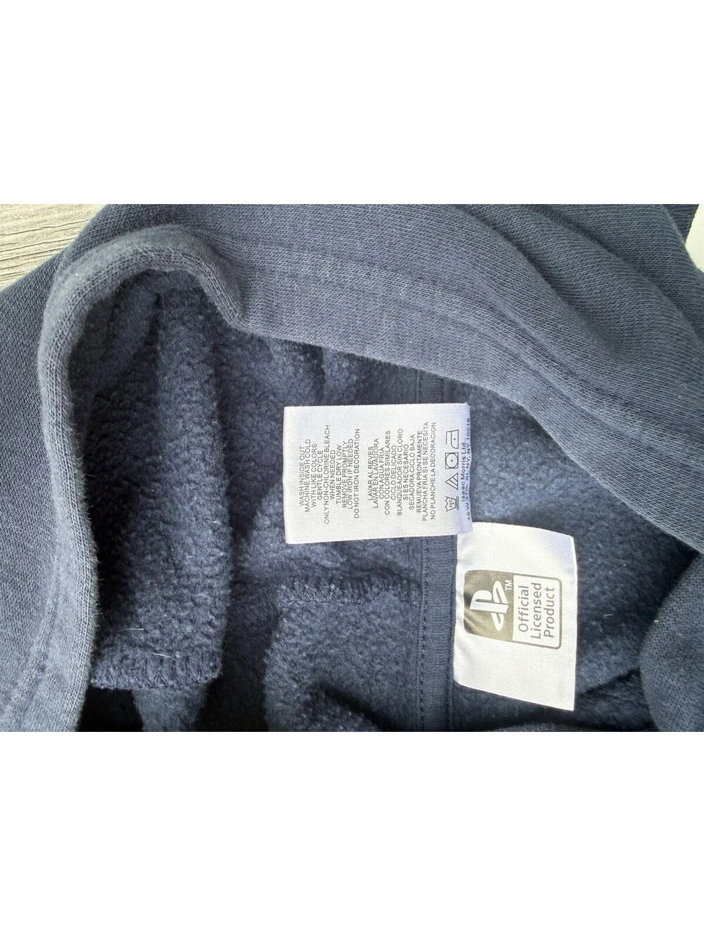PlayStation PS5 Boys Hoodie‎ Youth L 10/12 Navy Gaming Pullover Sweatshirt